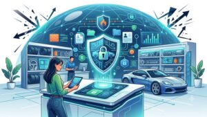 Футуристический интерфейс защиты персональных данных клиентов автомагазина Аланта Авто в цифровом пространстве 2026 года